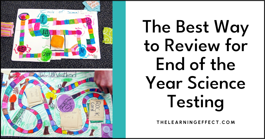 Science board games for test prep: engaging review activity for upper elementary