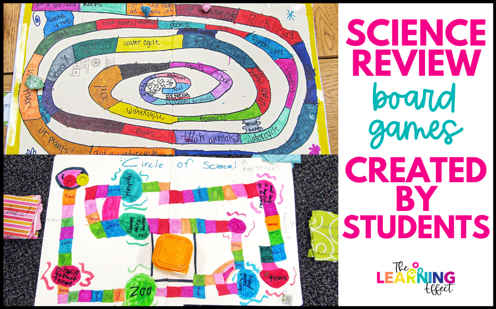 Science Review Board Games Created by Students