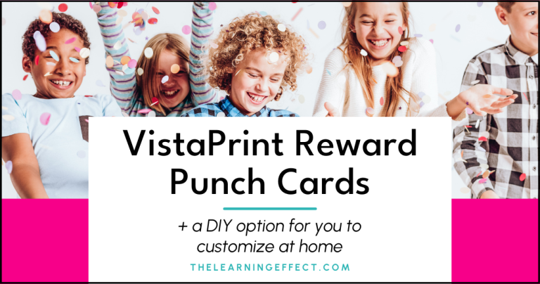 VistaPrint Reward Punch Cards