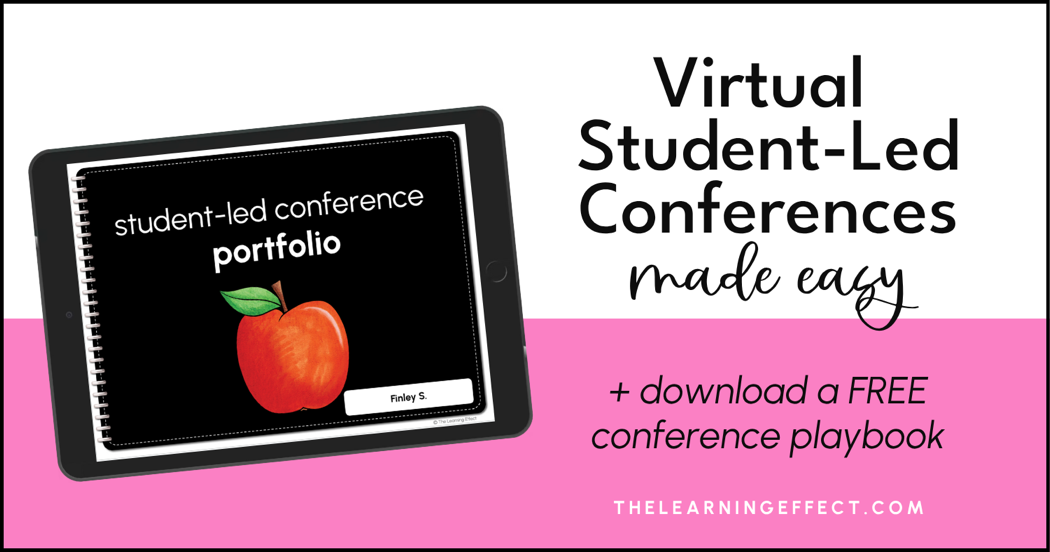 Virtual student led conferences made easy