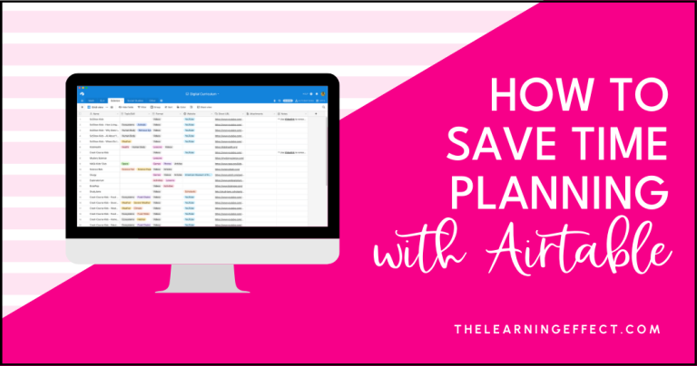 How to Save Time Planning with Airtable