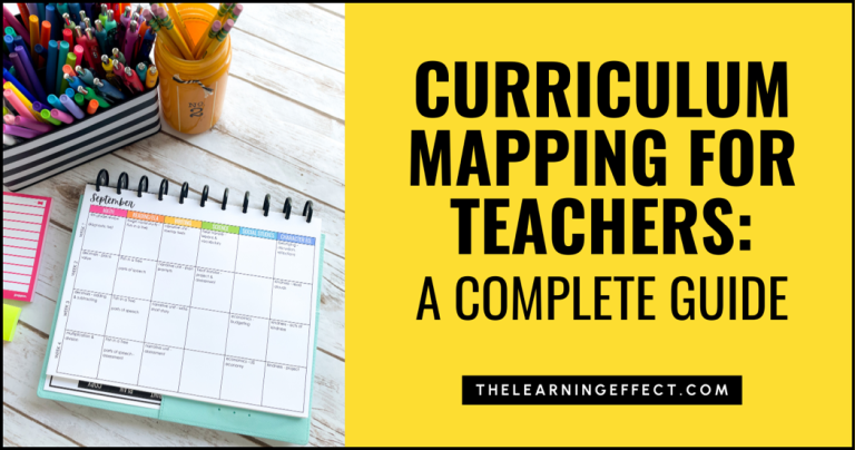 Curriculum Mapping for Teachers: A Complete Guide