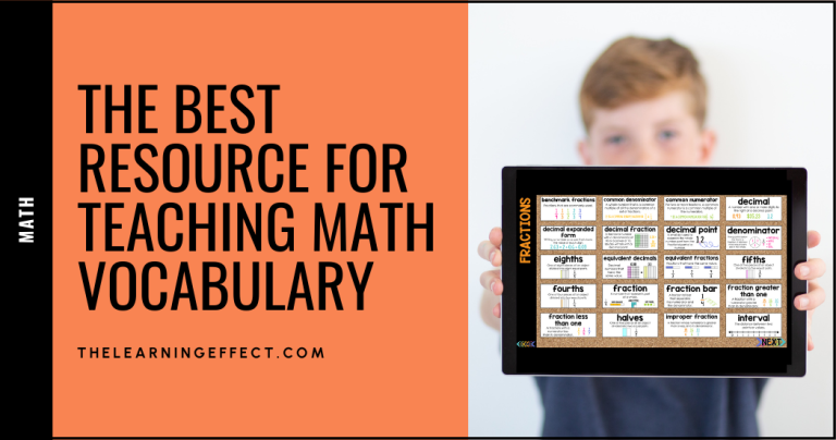The Best Resource for Teaching Math Vocabulary