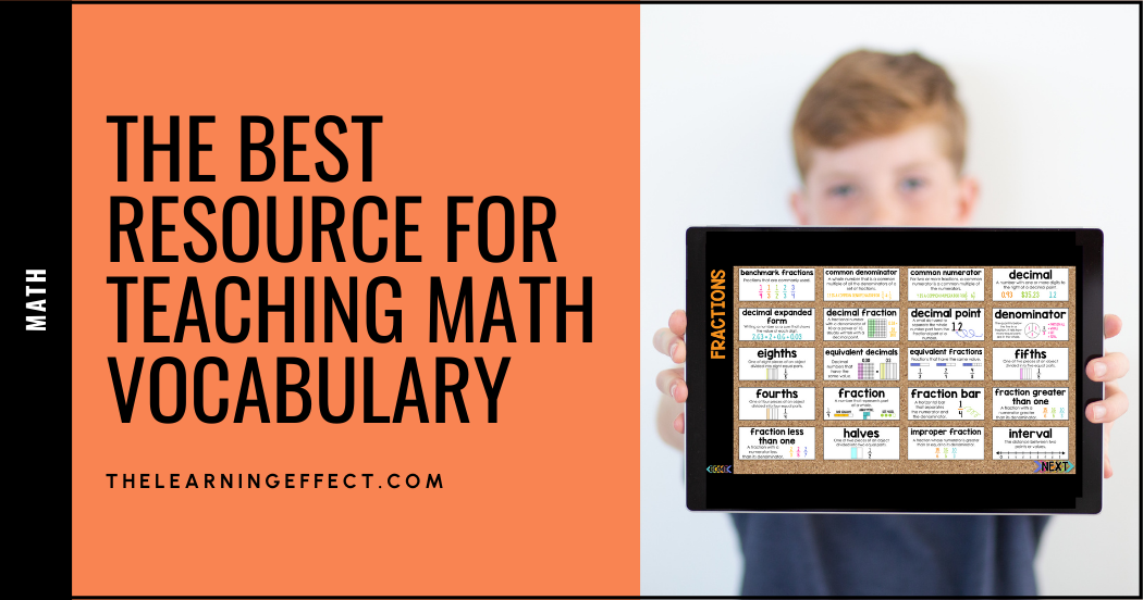 The best resource for teaching math vocabulary