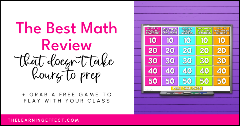 The Best Math Review That Doesn't Take Hours to Prep