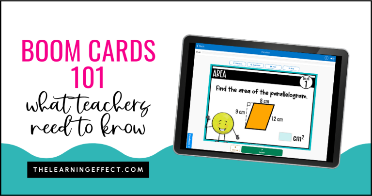 Boom Cards 101: What Teachers Need to Know
