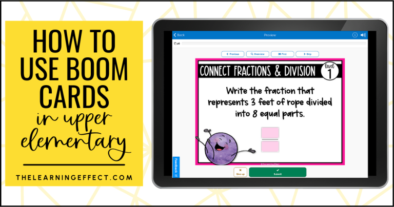How to Use Boom Cards in Upper Elementary