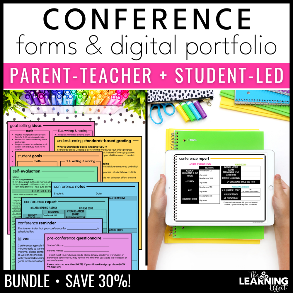 Parent-teacher conferences bundle