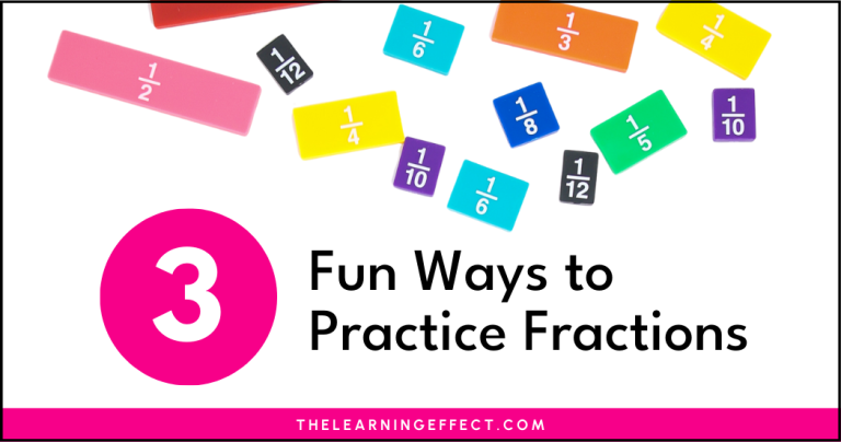3 Fun Ways to Practice Fractions