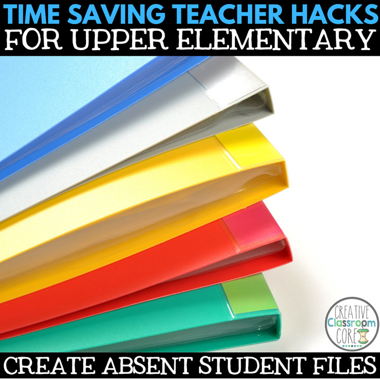 Time-saving teacher hacks for upper elementary