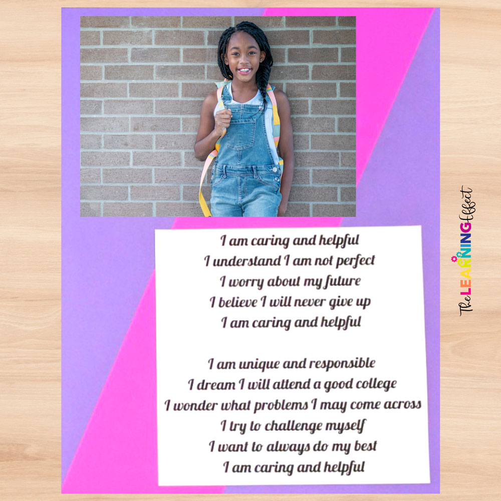 Student snapshot poem