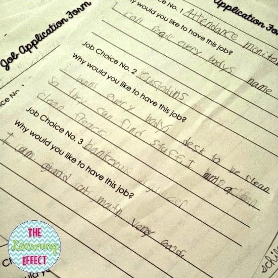 Class job applications