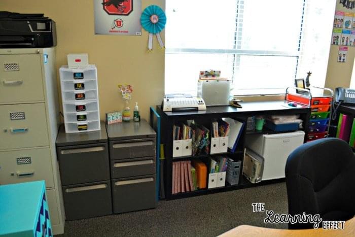 Filing cabinets and bookcase
