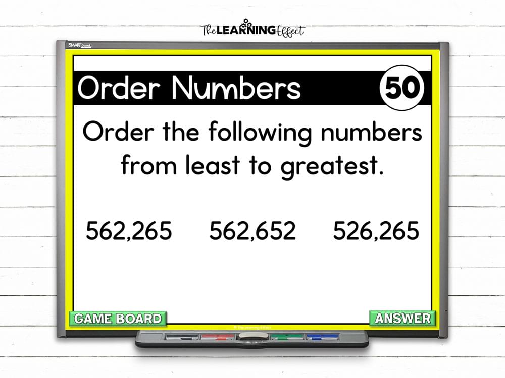 4th grade math review game