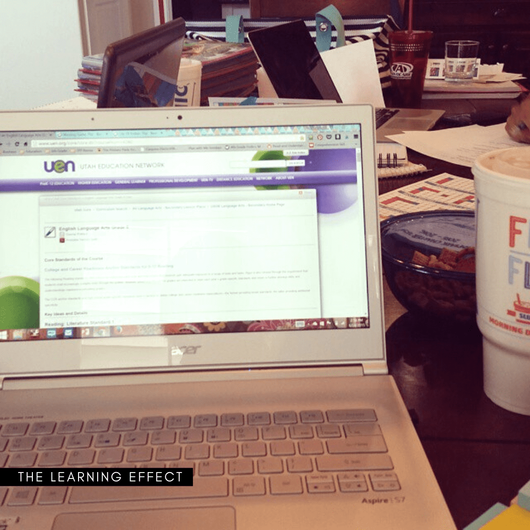 Curriculum mapping session with grade level team